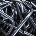 Close up of metal parts.